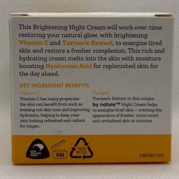 🍀 by Nature 🍀 Vitamin C Brightening Hydrating Night Cream NEW Zealand 🍀 2023 - Picture 3 of 4